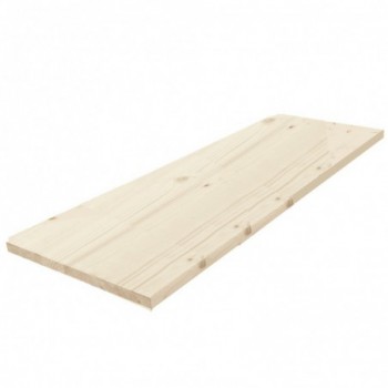 Tablette sapin massif lamellé collé abouté 1200 x 400 x 18 mm - PEFC 70%.