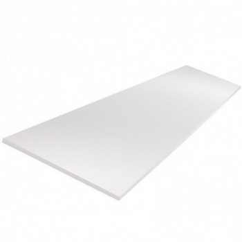 Tablette mélaminé blanc 1200 x 400 x 18 mm - PEFC 75% .