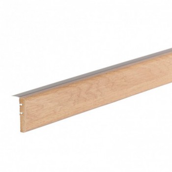 Profilé de transition rénovation d'escalier stratifié texas 1300 x 56 x 12 mm