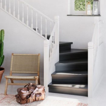 Profilé de transition rénovation d'escalier stratifié missouri 1300 x 56 x 12 mm