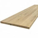 Plan de travail Chêne massif pleines lames 2600 x 800 x 40 mm