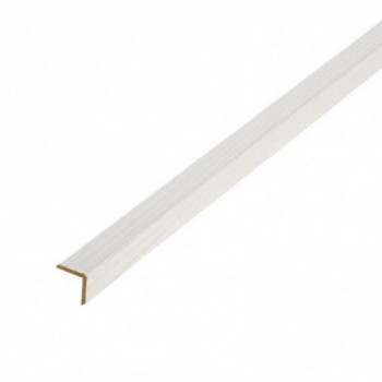 Lot de 16 baguettes angles revêtus frêne blanc 2400 x 22 x 22 mm PEFC 70%