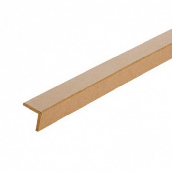 Lot de 16 baguettes angles MDF brut 2400 x 21 x 21 mm PEFC 70%