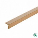 Lot de 16 baguettes angles MDF brut 2400 x 30 x 30 mm PEFC 70%