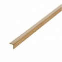 Lot de 20 baguettes angles hêtre massif 2400 x 14 x 14 mm PEFC 70%