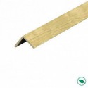 Lot de 16 baguettes angles revêtus bouleau 2400 x 21 x 21 mm PEFC 70%