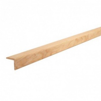 Lot de 20 baguettes angles pin des landes 2400 x 45 x 45 mm PEFC 70%