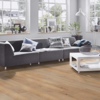 sol stratifié effet parquet  - ép 8mm - Hayfield oak - boite de  9 lames soit 2,22 m2 - EH VILLA K266