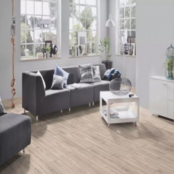 sol stratifié effet parquet  - ép 8mm - Mushroom Carpenter Oak - boite de  9 lames soit 2,22 m2 - EH RIVER8+ K478