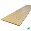 Tablette chêne massif pleines lames 2500 x 400 x 20 mm
