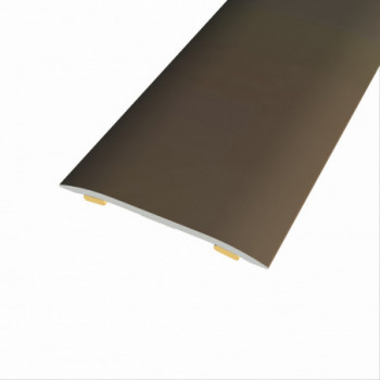 barre de seuil adhésive même niveau aluminium coloris (05) bronze Long 90  cm larg 3,7cm