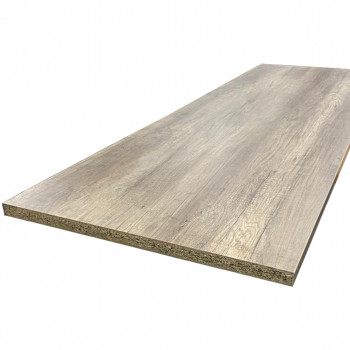 Plan de travail stratifié ambiance chêne authentique 1850 x 610 x 28 mm - PEFC 75% .