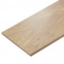 Tablette mélaminé chêne français 1200 x 400 x 18 mm - PEFC 75% .