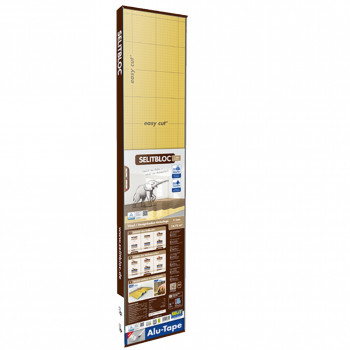 Souscouche parquet SELITBLOC film alu ép 1.5 mm acoustique 10.2 m2 8.5m x 1.2m