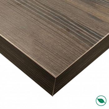 Ilot central stratifié HPL chêne brun 1600 x 900 x 38 mm FSC