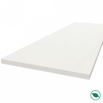 Plan de travail HPL Blanc mat