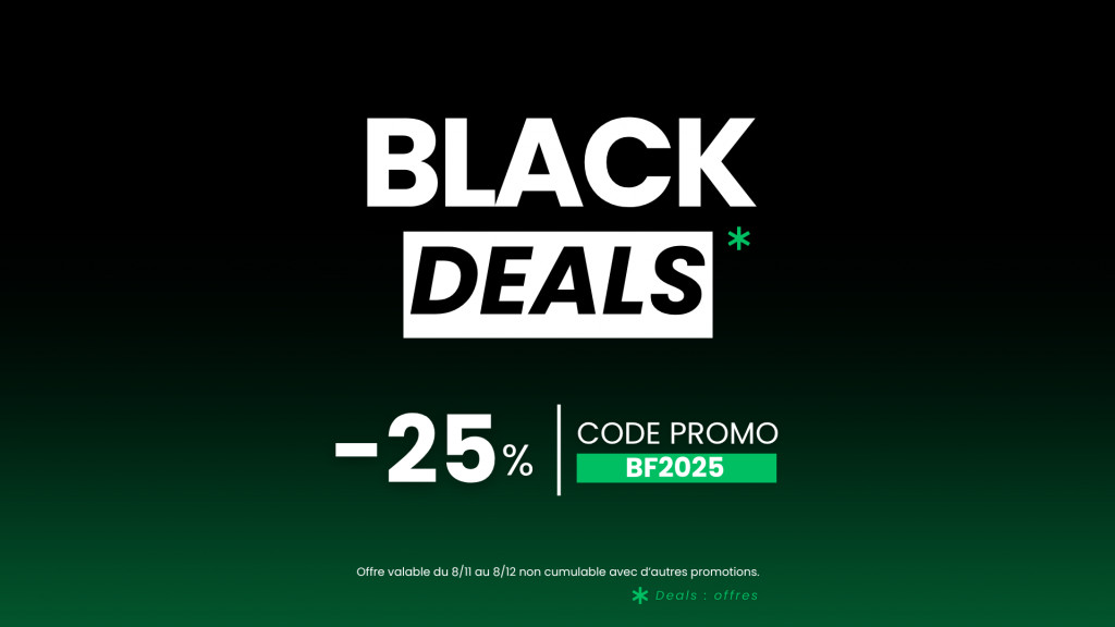 Black Deals 2025 : -25 % sur tout le bois Forestea du 8 novembre au 8 décembre !