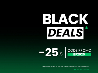 Black Deals 2025 : -25 % sur tout le bois Forestea du 8 novembre au 8 décembre !